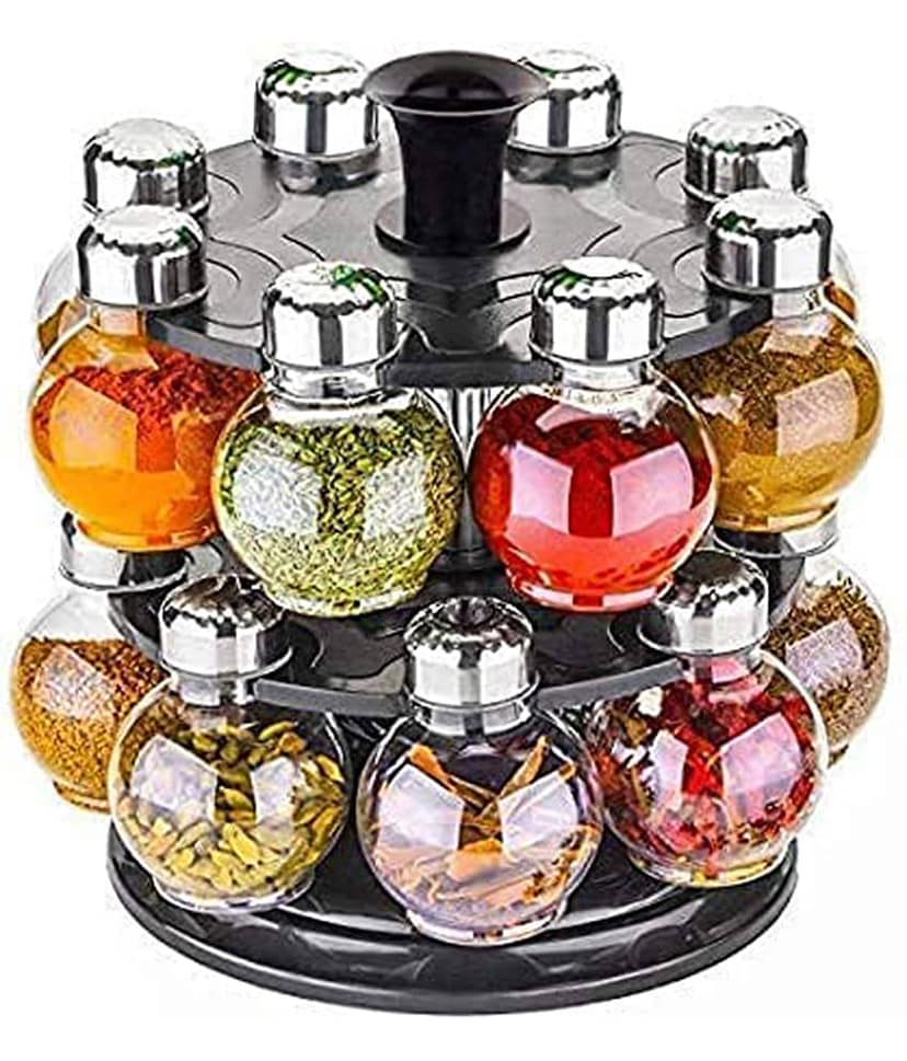 Seville Classics Plastic Multicolor Spice Container ( Set of 1 )