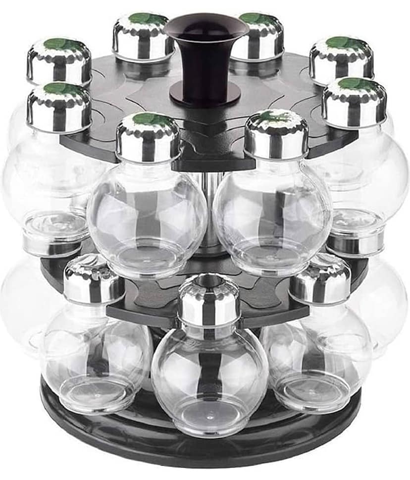 Seville Classics Plastic Multicolor Spice Container ( Set of 1 ) view 2