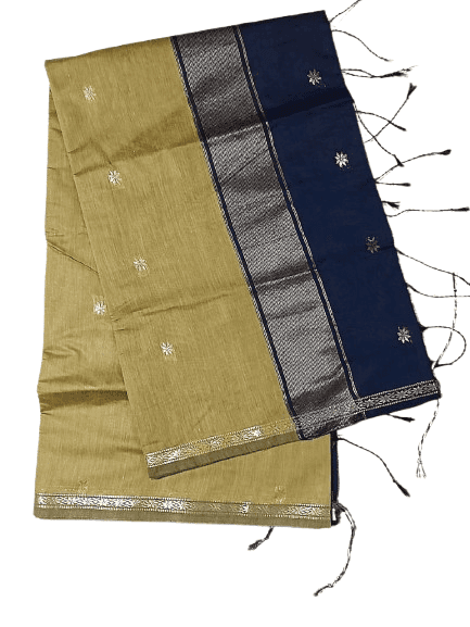 Kalyani Cotton Saree for Women | Soft Pure Cotton Saree with Blouse Piece | Traditional Daily Wear Handloom Style Saree | Lightweight Breathable Cotton Saree for Office, Casual & Festive Wear | with blouse view 2
