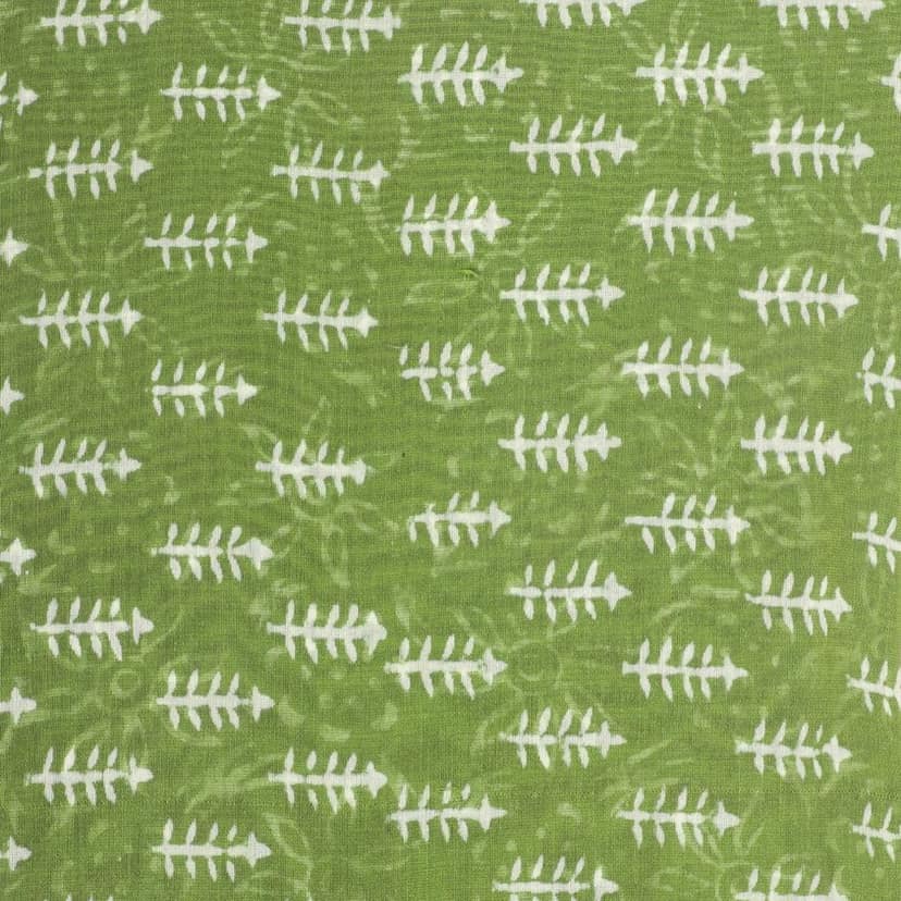 HANDLOOM CHANDERI 03 PCS DABU PRINTED SUIT (SKU - 1RDS07101220 Suit 46) view 3