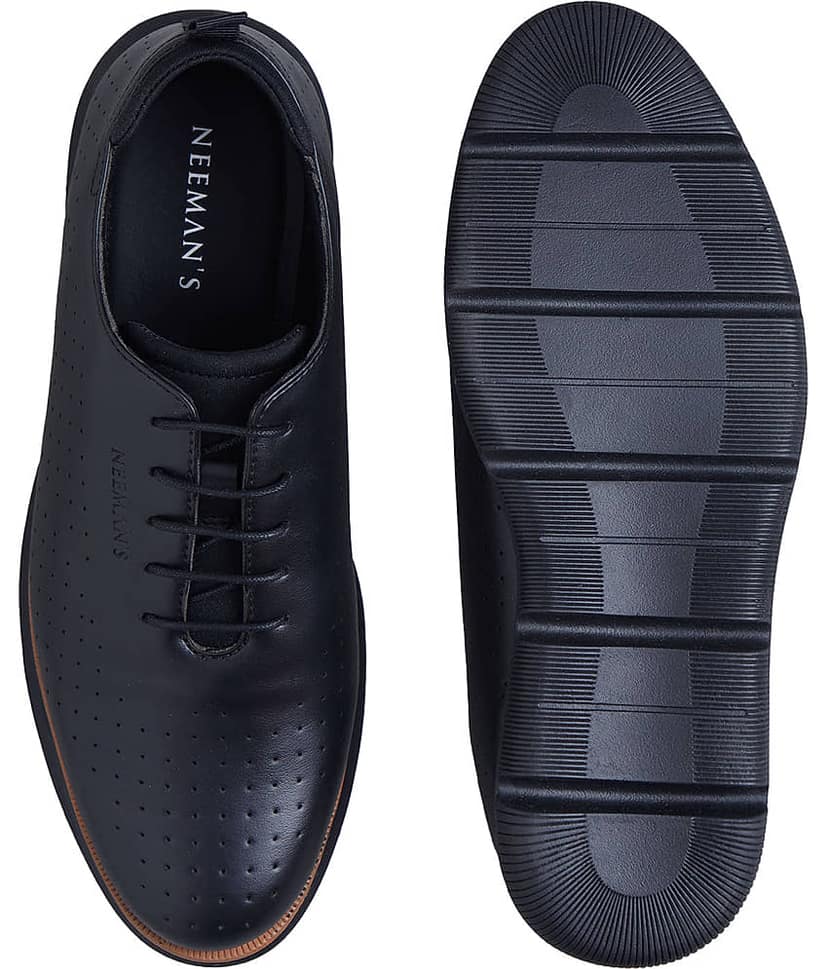 Neemans Flexy Brogues Black Men's Sneakers view 5
