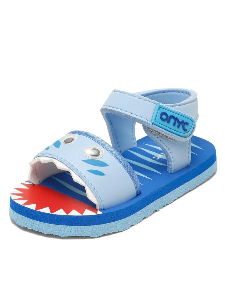 Premium Shark Artistic Sandals - RoyalBlue (Unisex) view 3