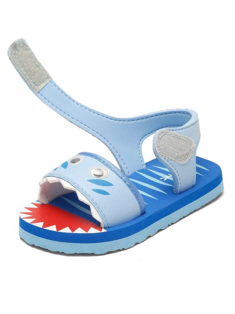 Premium Shark Artistic Sandals - RoyalBlue (Unisex) view 4
