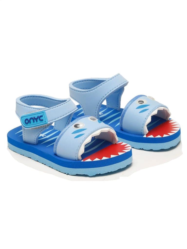 Premium Shark Artistic Sandals - RoyalBlue (Unisex) view 5