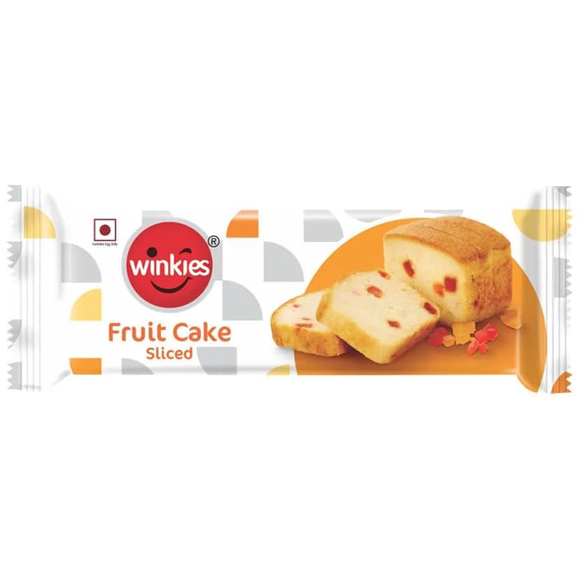Winkies Fruit Cake - Sliced, 120 gm