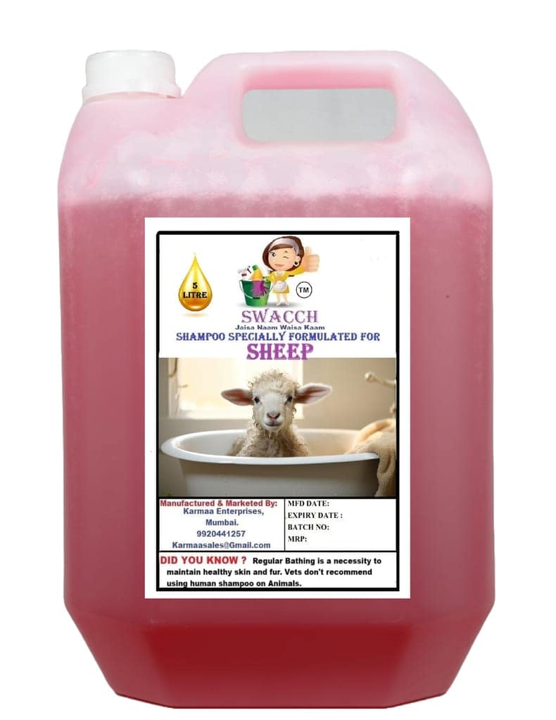 Swacch Shampoo Specially Formulated for Sheep (5 Litre) Strawberry