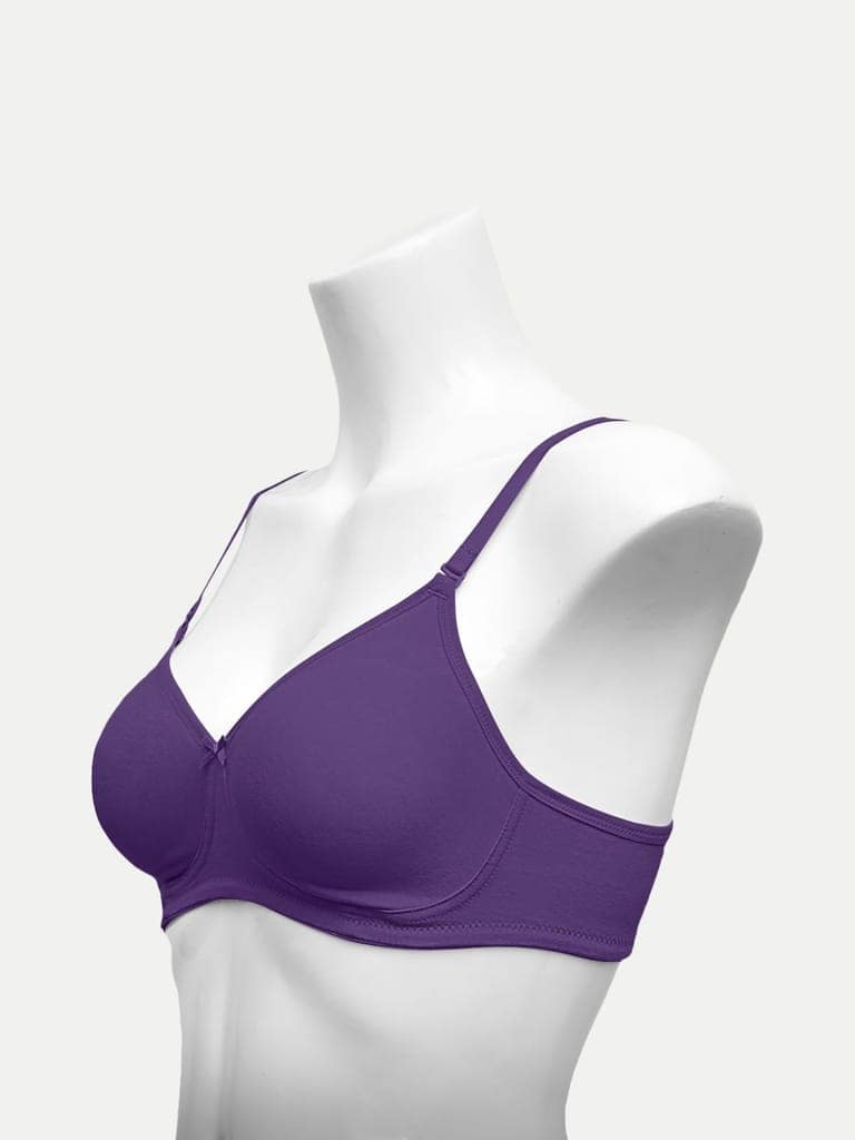 Women Zara Bra Violet Color view 3