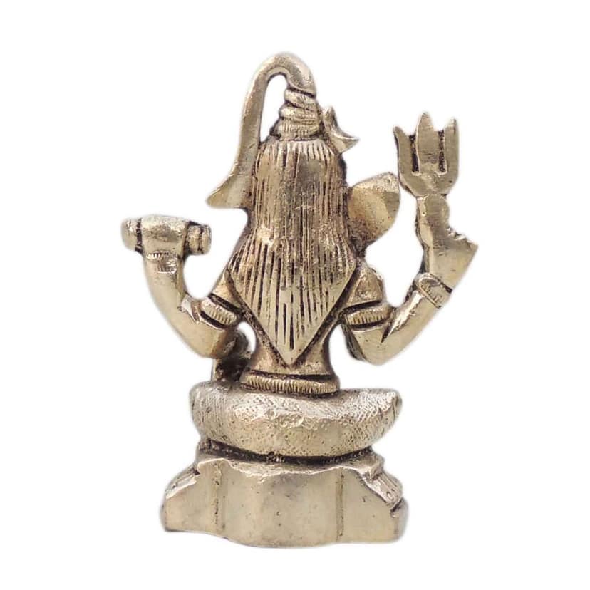 Brass Shiv Ji God Idol - Religious Brass Statue, Height : 3 Inch (BSMAS1529 C) view 3