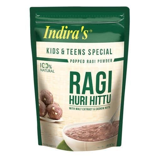 Indira's Ragi Special Huri Hittu, 400 gm