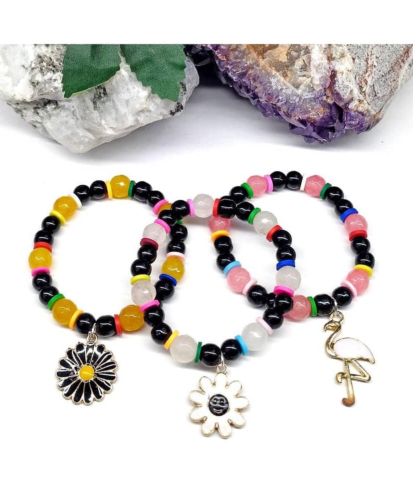 DAIVYA WELLNESS - Multicolor Bracelet ( Pack of 3 ) view 2