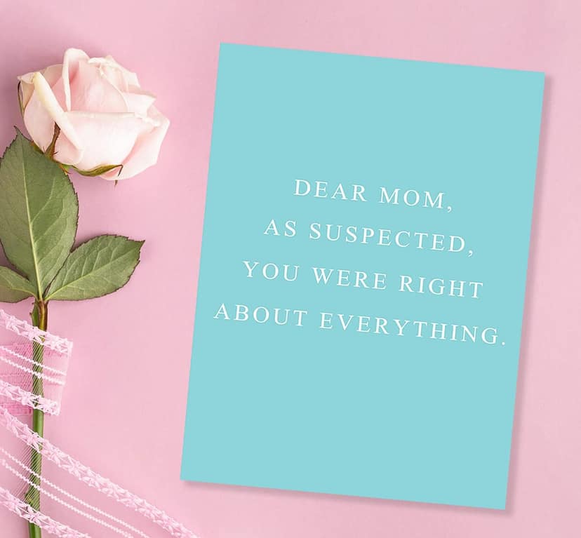 Rack Jack mother's day funny greeting card - mom is always right view 4