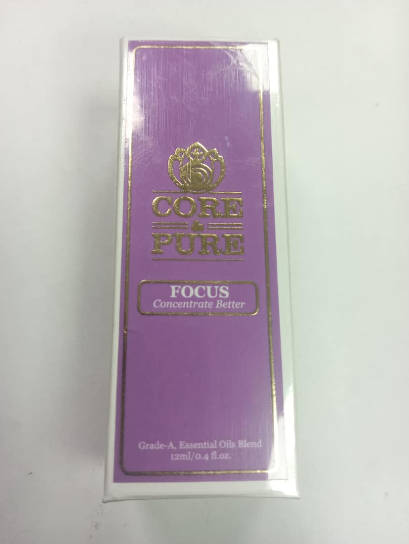 Core Pure Focus Concentrate better Grade-a, essential oils blend 12ml/0.4 fl.oz.