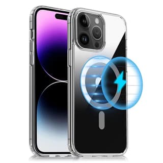 LIRAMARK Magnetic Protective Clear Case Compatible with Magsafe for Apple iPhone 14 Pro (6.1 inch) (‎Transparent)