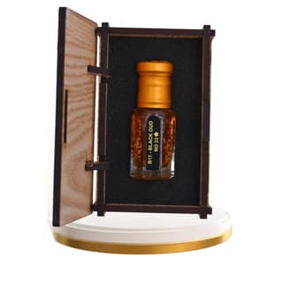 alNaqi Black Oud No 33 Attar 6ml - Original Black Oudh Perfume Oil, Intense Dark Oud Fragrance for Men, Alcohol Free Arabic Attar