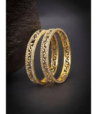 Sukkhi - Gold Bangle Set ( Pack of 1 )