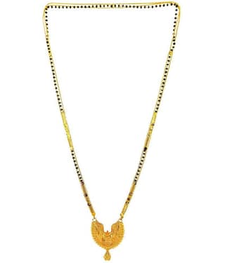 Shankhraj Mall Gold Plated Letest & Designer Mangalsutra For Women-100187
