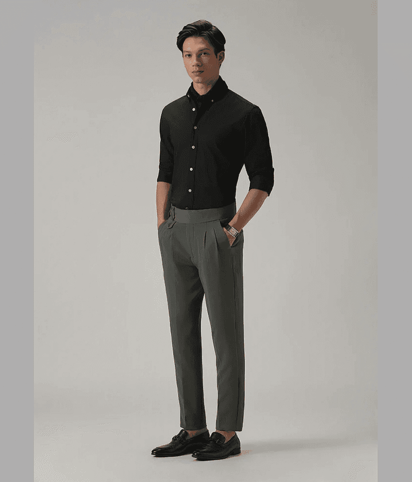 ARBIA FUNKI Regular Men's Gurkha Pant - Blue ( Pack of 1 ) view 2