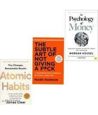 The Psychology Of Money , The Subtle Art Of Giving And Atomic Habits