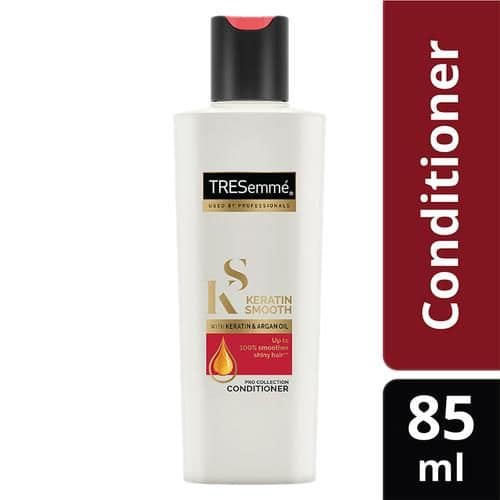 Tresemme Keratin Smooth Pro Collection Conditioner - Keratin & Argan Oil, Upto 100% Smoother Shiny Hair, 80 ml