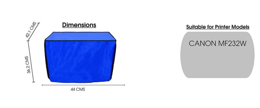 Palap Super Premium Dust Proof Printer Cover for Canon MF232w (Blue, 44 x 42.1 x 36.2 CMs) view 6