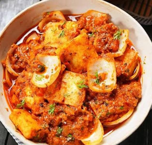 Paneer do pyaza