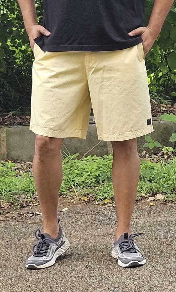 Johnny Gorkha Men's 100% Cotton Summer Shorts | Natural Fabric view 3