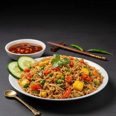 Veg Schezwan Fried Rice