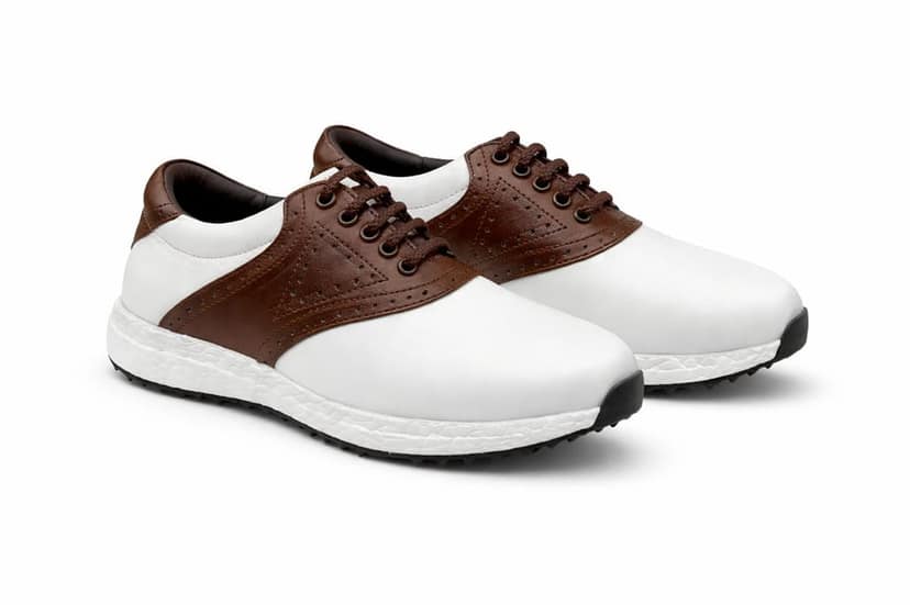 HITCARO Men Proffessional Leather Golf Shoes | Lace-Up | Phylon Sole |Waterproof | Comfortable | Breathable | Sports Shoes