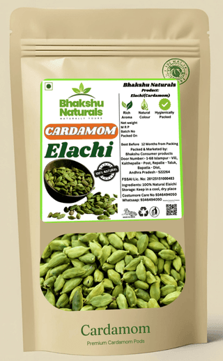 Premium Green Cardamom (Elachi) 50gm | High Aroma | Natural Whole Spices for Tea, Sweets & Cooking