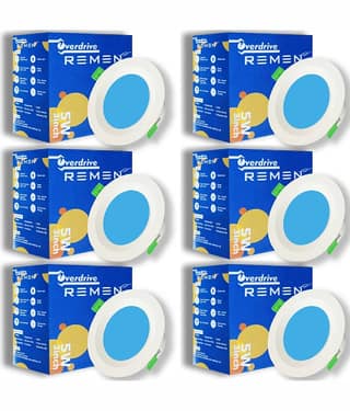 Remen Led Lites - 5W Cool Day Light LED Bulb ( Pack of 6 )