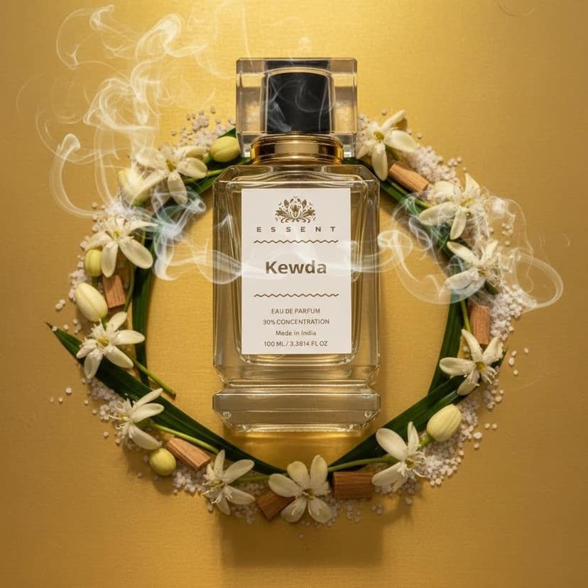 Essent Perfumes Kewda Eau de Parfum (EDP) – Traditional Kewda Floral Long Lasting Perfume – Unisex Fragrance view 4