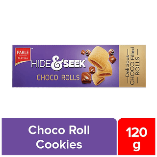 Parle Platina Hide & Seek Choco Rolls, 120 G