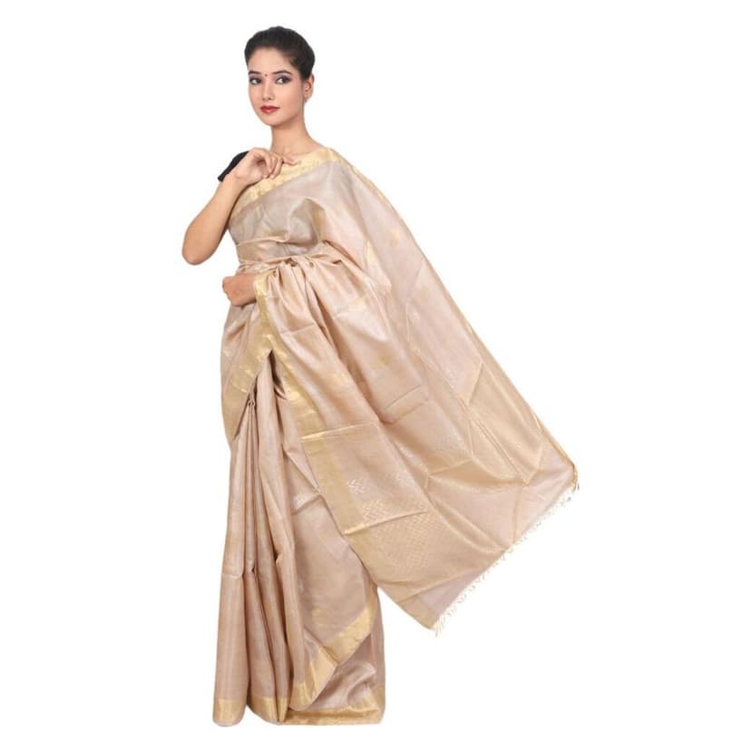 HANDLOOM KOSA SAREE WITH BLOUSE (SKU - 1ST103081220 SAREE- 158) view 2