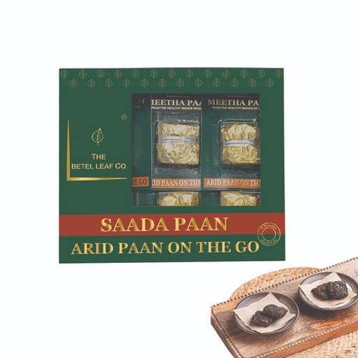 "Grab N Go" Arid (Dry) Saada Paan (Pack of 12)