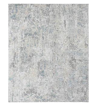 Neu Looms Handmade Viscose Wool Anti-Skid Rug for Bedroom, Living Room, Nursery, Dorm, Playroom & Reading Area (Size 6x9 Feet, Blue-Beige)