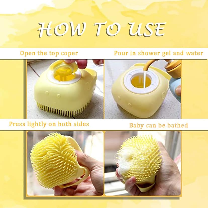 Ktein Silicone Bath Brush | Body Scrubber view 5
