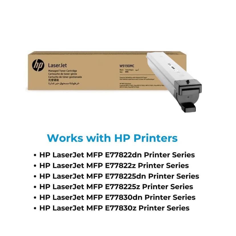 HP W9190MC Black Original LaserJet Toner Cartridge view 4