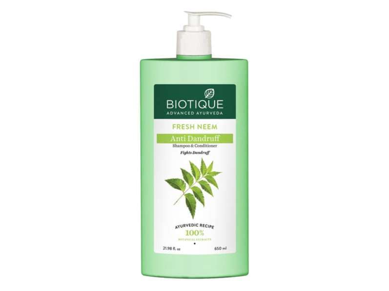Biotique Fresh Neem Anti Dandruff Shampoo & Conditioner 650ml