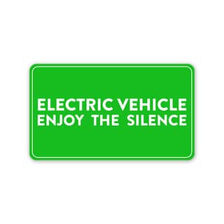 Electric Vehicle Car Sticker