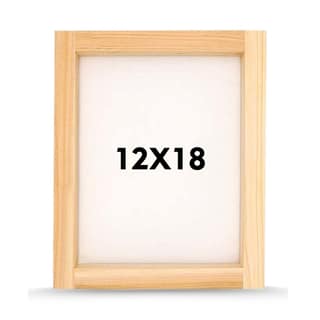 (12X18 Inch)Wooden Screen Printing Frame with Pre-Stretched 120No. Mesh