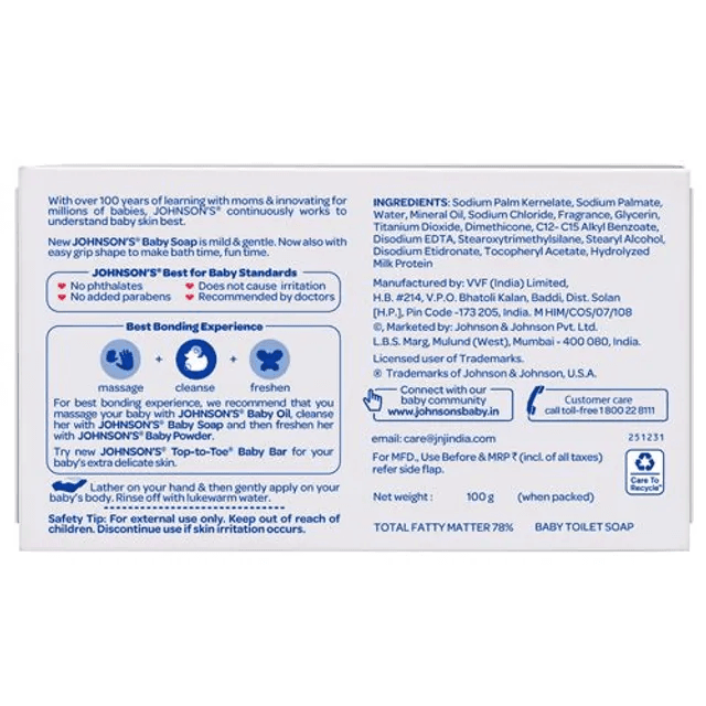 Johnson's Baby Soap 100 Gms view 2