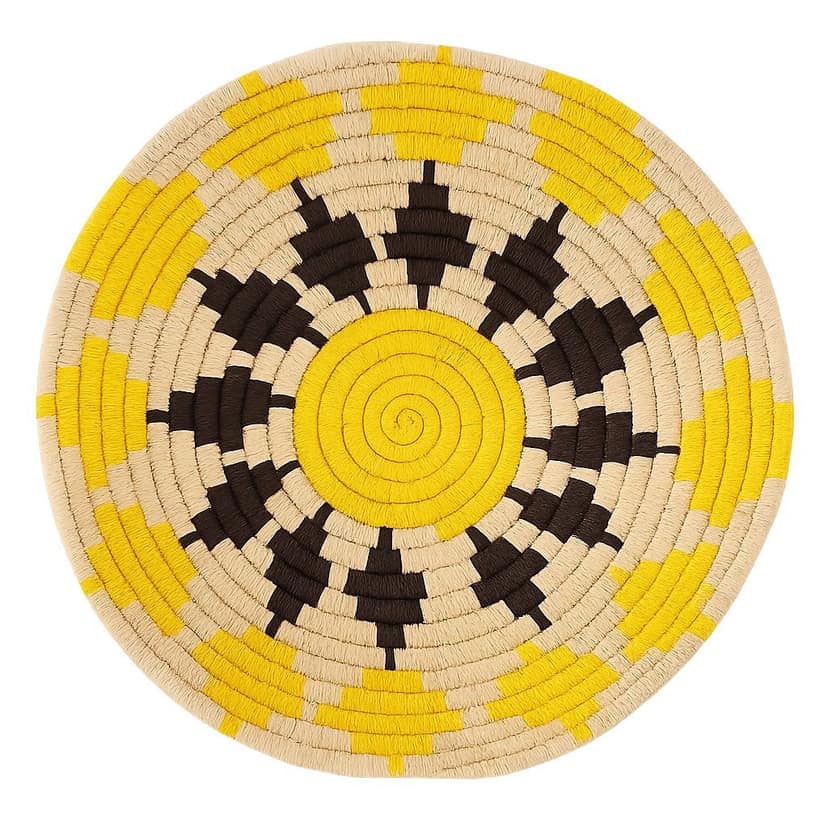 Handwoven Grass Wall Plates view 2