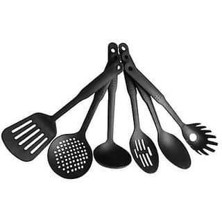6 Pcs/set Nylon Heat-Resistant Nonstick Spoon Spatula Turner Scoop Kitchen Cooking Utensil Tools Set view 2