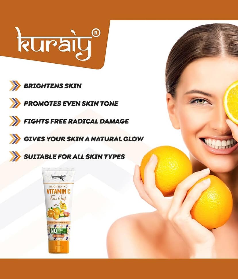 KURAIY Face Wash Cream Deep Moisturizing Cream Face wash Tube pack of 3 view 2