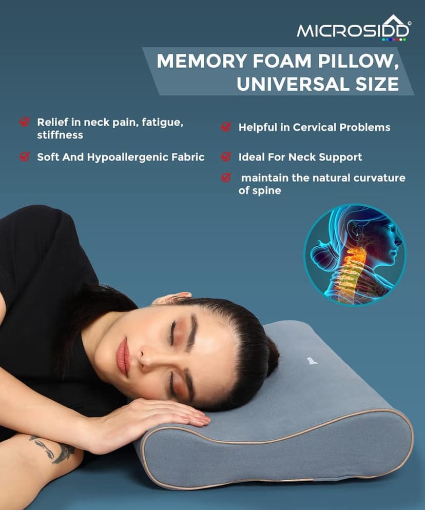 Microsidd Soft Contoured Cervical Pillow view 2