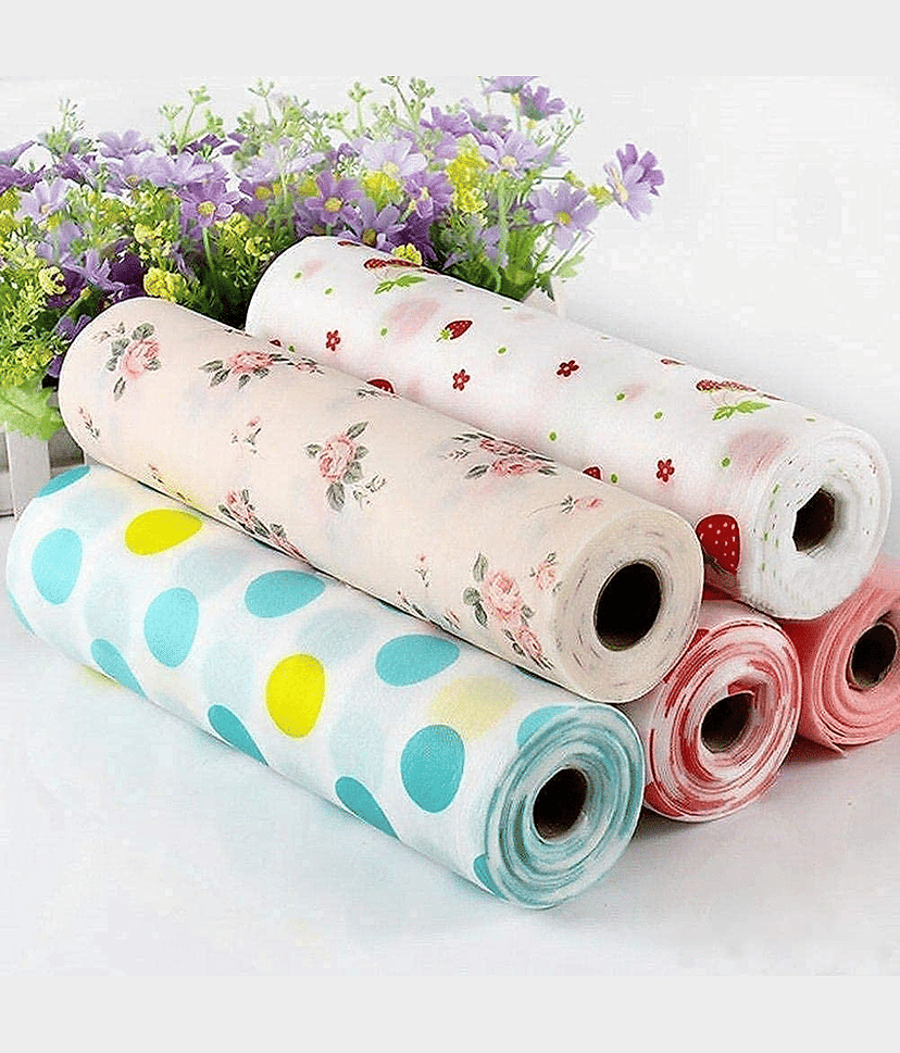 Printing Polka DOT Antibacterial Cabinet Plastic Foam Household Wardrobe Moisture Drawer Pad Waterproof Non-Slip Paper Kitchen Cupboard Liners Roll Mat (30 * 300Cm),Multicolour, 1 Pcs Random