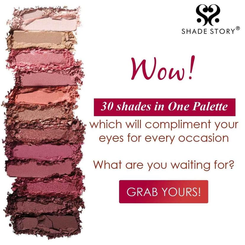 Shade Story Set The Dream Eye Shadow Palette With 30 Shades view 6