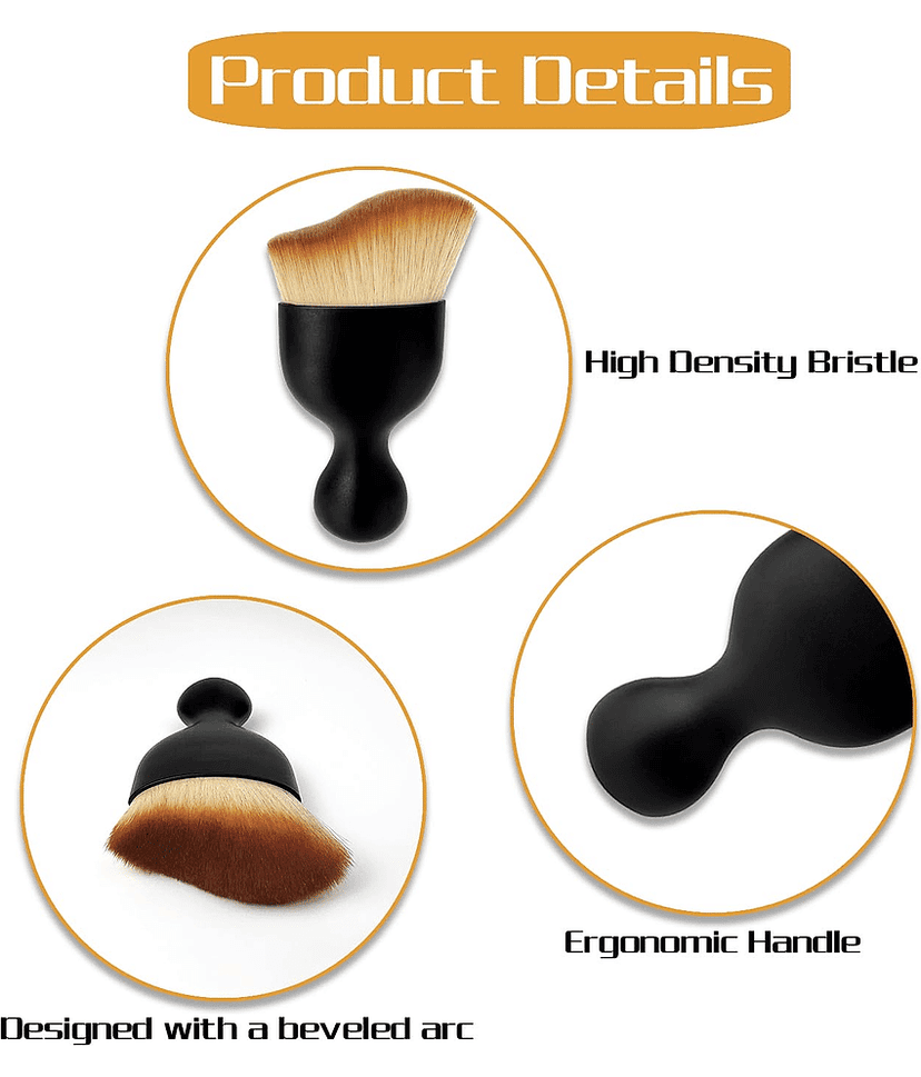 Car Interior Cleaner Brush Car Cleaning Brush Car Detailing Brush Soft Cleaning Brush Dashboard Multipurpose Car Brush Tool view 3
