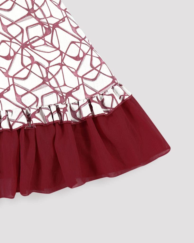 Bambee Printed Frock view 3