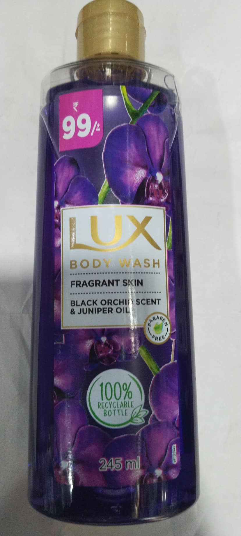 Lux Body wash Fragrant skin Black orchid scent & juniper oil